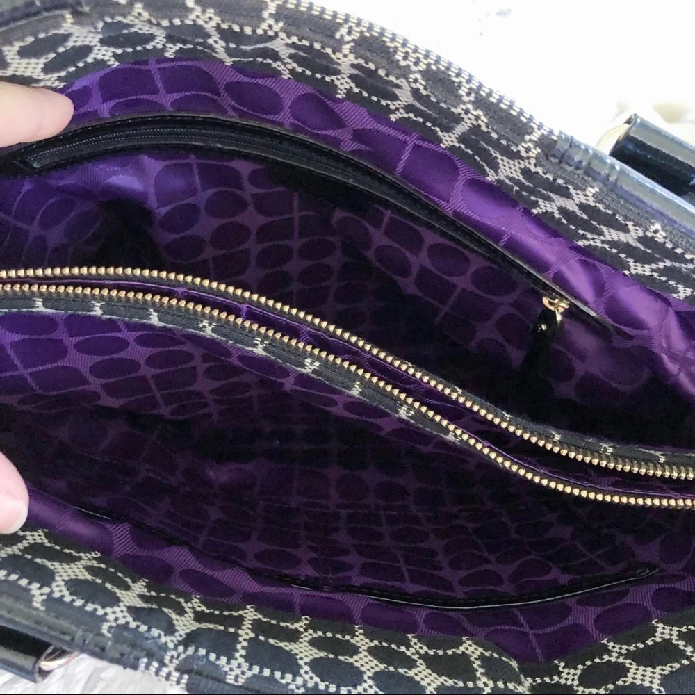 kate spade | geometric dot noel black bag large - Picture 7 of 8